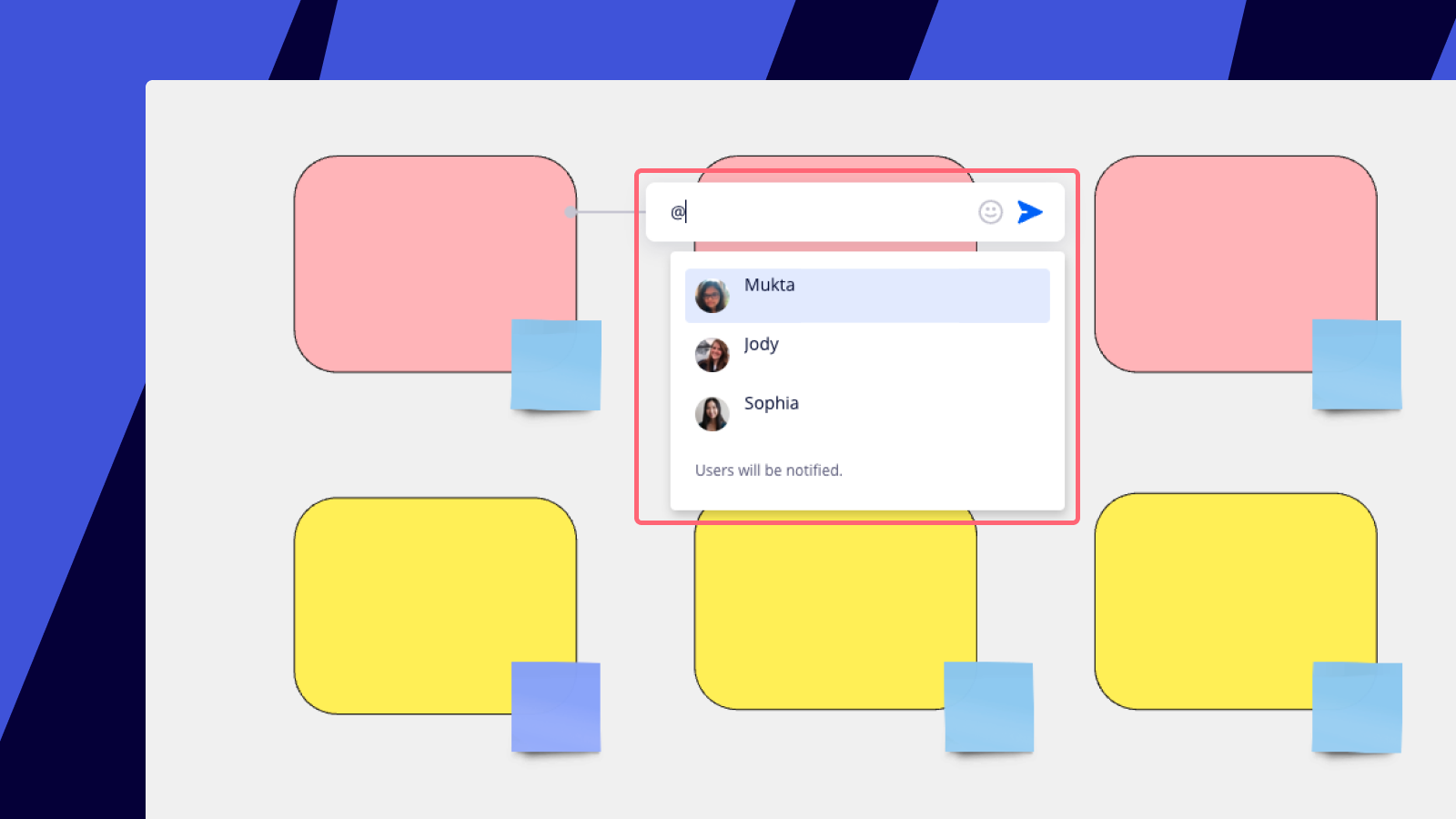 ボード上のユーザーを@メンション – Miro Help Center