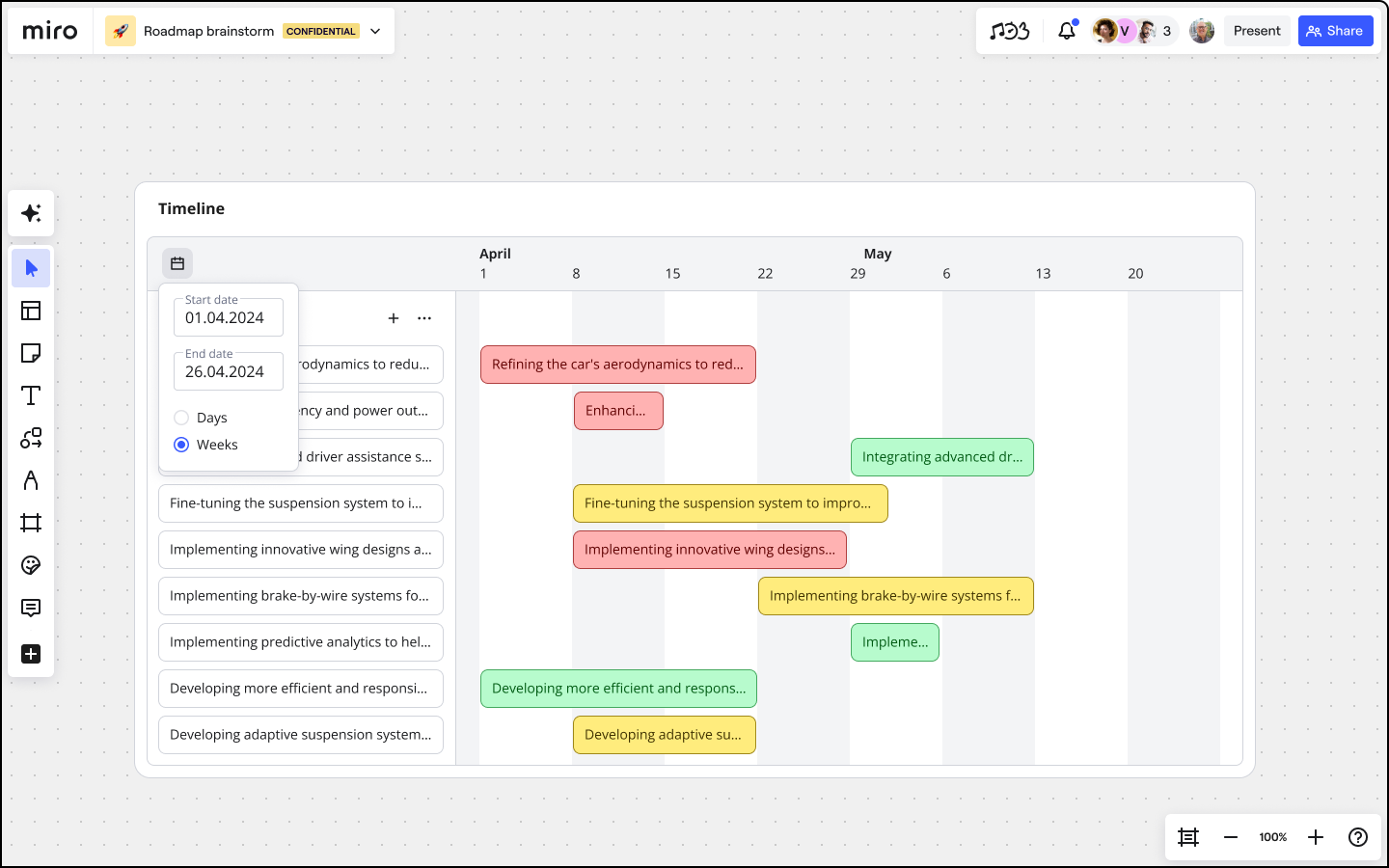 Timeline (BETA) – Miro Help Center