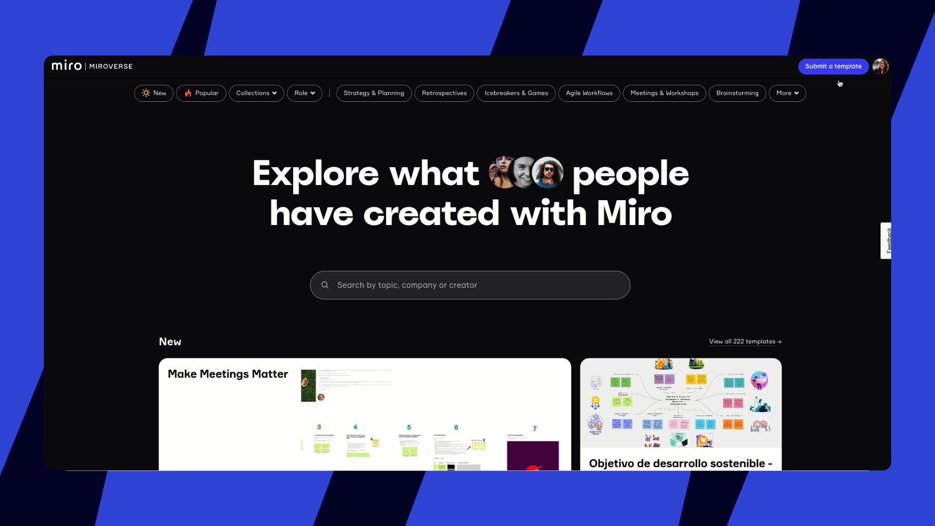 Giving-template-feedback-from-profile.gif