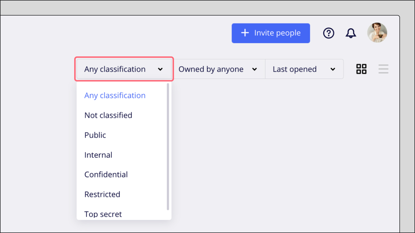 data_classification_classification_filter.pngダッシュボードの