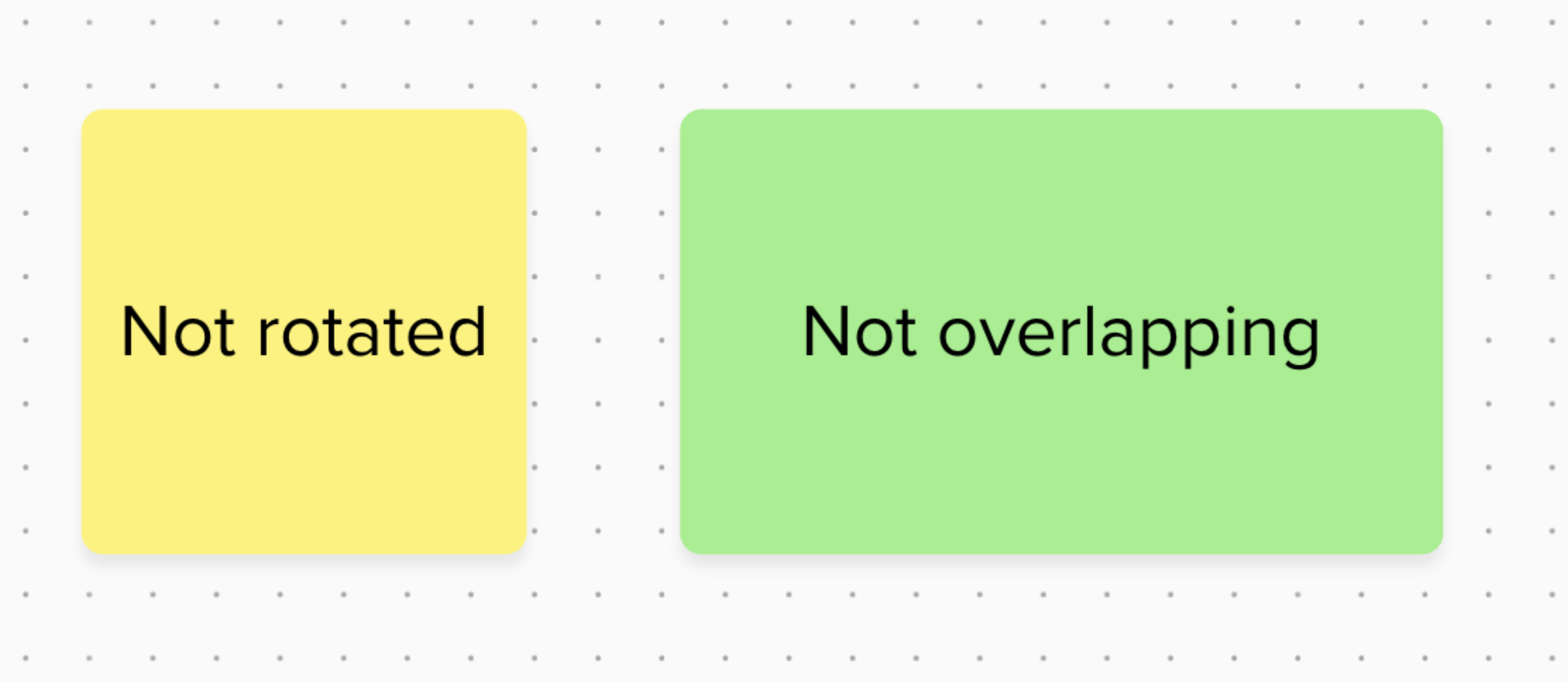 Karteczki w domyślnym rozmiarze można łatwo zaimportować.