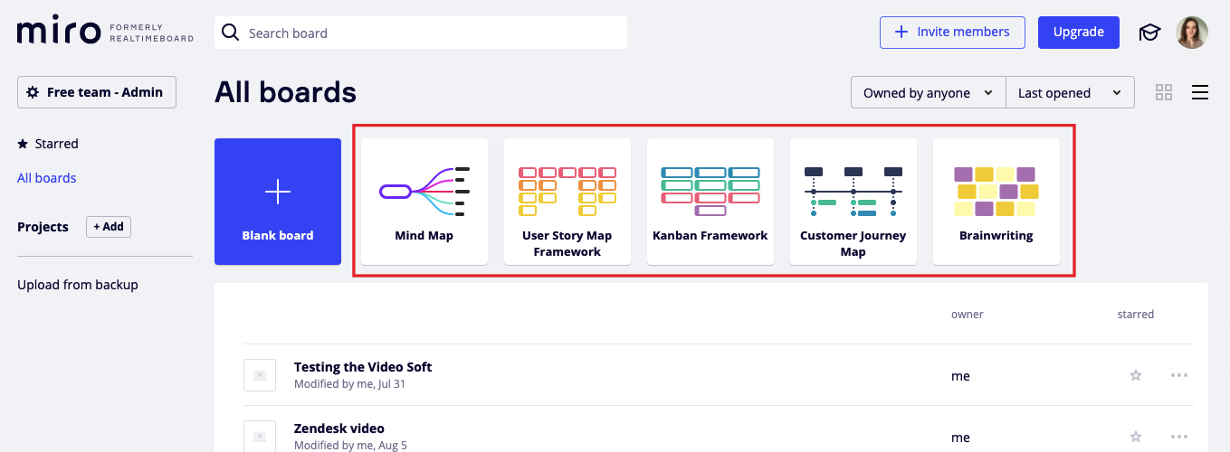 How to Create a Miro Board Miro Support & Help Center
